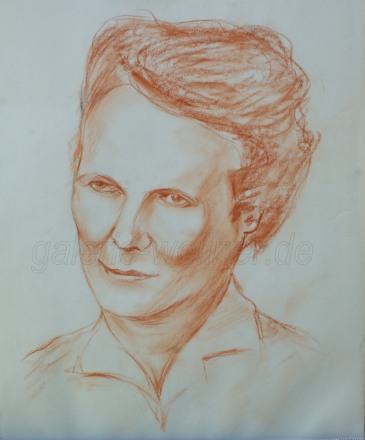 Frauenporträt Zeichnung